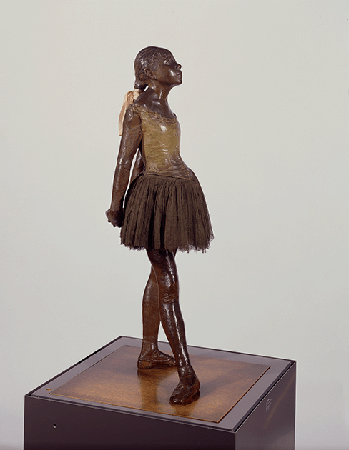Edgar Degas, La Petite Danseuse de Quatorze Ans (Little Dancer Aged Fourteen), c. 1880-81, University of East Anglia, Norfolk. Image: © Sainsbury Centre for Visual Arts / Robert and Lisa Sainsbury Collection / Bridgeman Images